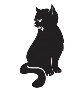 KEDİ FOLYO STİCKER 130cm Uzunluk