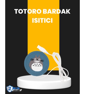 Mey İthalat® Totoro Desenli USB Bardak Isıtıcı Kahve Çay Sıcak Tutucu Altlık