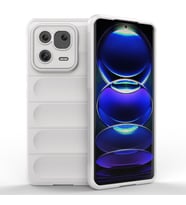 Newface Xiaomi Mi 13 Pro Uyumlu TPU Fiber Karışımı Darbe Emici Premium Kılıf  (Beyaz)