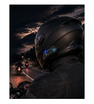 Bluetooth Kask Intercom Kulaklığı – 1000 mAh Batarya, Navigasyon ve Müzik Destekli