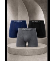 Night Erkek Casual Comfort Günlük 3 Lü Boxer
