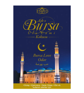Bursa Ulu Cami Dolap ve Çekmece Kokusu (Siyah)