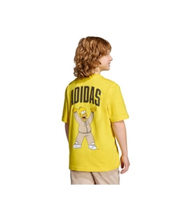 adidas J Sim Gfx T Çocuk Günlük Tişört JM0818 Sarı