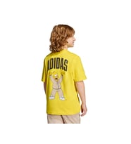 adidas J Sim Gfx T Çocuk Günlük Tişört JM0818 Sarı