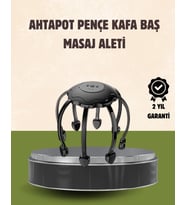 Kafa Masaj Cihazı 8 Motorlu 360 Derece Tam Kapsamlı Rahatlatıcı Masaj