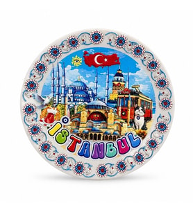 İstanbul Temalı Seramik Magnet Alk5853