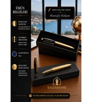  Roller Kalem Siyah Altın