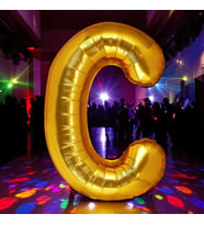 VIP YÜKSEK KALİTE 1 METRE GOLD C HARFİ FOLYO BALON GOLD C HARF BALON HELYUM GAZINA UÇAN BALONA UYGUN