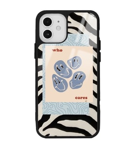 iPhone 12 Pro Zebra Emoji Tasarımlı Glossy Telefon Kılıfı