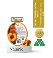Şeftali Süngerli Sabun 150 gr  Peeling Etkili Arındırıcı Sabun