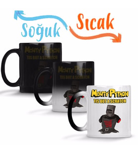 Monty Python Black Knight Sihirli Kupa Bardak Porselen