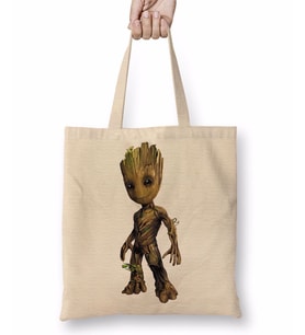 Baby Groot Bez Çanta Uzun Saplı