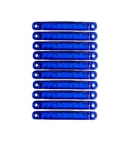 10 Adet 9 Led'li Parmak Led Mavi Kamyon Tır Ve 12/24 Volt Araçlar Aksesuar Dorse & Etek Lambası