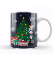Lucy Heartfilia Around The Christmas Tree Fairy Tail Kupa Bardak Porselen