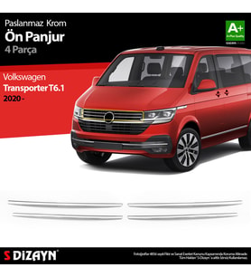VW Transporter T6.1 Krom Ön Panjur 4 Prç. 2020 Üzeri