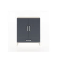 Arges Şifonyer 2 Raflı Tek Çekmeceli 2 Kapaklı 88x30x106 Aytaşı-Antrasit