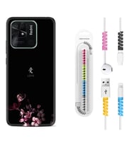 Xiaomi Redmi Note 7 8 9 Pro 10 2022 10 Pro 10S Kılıf Kablo Koruma Spiral Silikon Love 1629