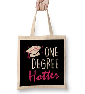 One Degree Hotter 2018 Graduation Day Bez Çanta Uzun Saplı