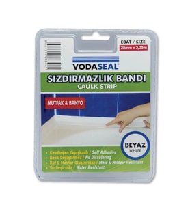 Mey İthalat® Vodaseal Küvet Kenar Sızdırmazlık Bandı 38 mm 3,35 Metre