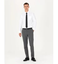 Beyaz Regular Fit Uzun Kollu Basic %100 Pamuk Gömlek