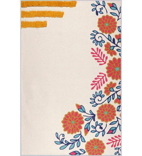 Eliana Home Baskılı, Yıkanabilir Kaymaz Taban Salon Halısı LNA1087 100x150 cm (Bej)