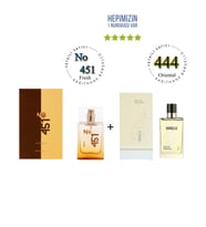 No: 451 + 444 Unisex / Kadın Parfüm Edp 50 ml Fresh / Floral - Mnms451444 (Standart)