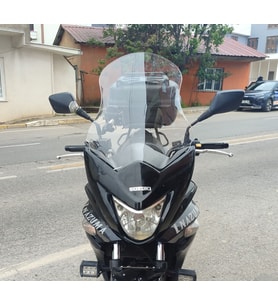 MOTOCAM Suzuki İnazuma GW 250F Ön Cam 2012-2017 Model 50cm Şeffaf Renkli 4mm