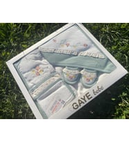 GAYE KIZ BEBEK ÇİÇEK NAKIŞLI  BORNOZ  HAVLU SETİ 4 PARÇA (Yeşil)