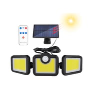 Greentech Güneş Enerjili Hareket Sensörlü, 3 Taraflı 171 Cob Led Aydınlatma / GT-SL15