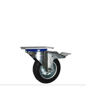 TEKER 100X30 DÖNER FRENLİ İSKELE TEKERİ