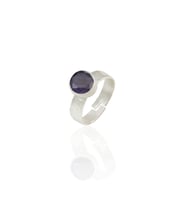 Kadir Jewellery 925 Ayar Gümüş Kaplama Zirkon Taşlı Ayarlanabilir Kadın Minimal Yüzük