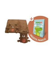 Ayıcıklı Unisex Bebek Battaniye (Kahverengi)