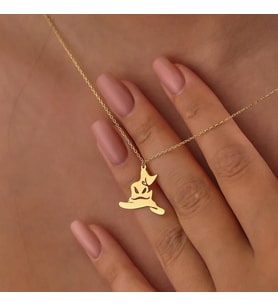 Kişiye Özel Harry Potter Seçmen Şapka Kolye 925K Gümüş (Gold)