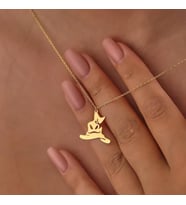 Kişiye Özel Harry Potter Seçmen Şapka Kolye 925K Gümüş (Gold)