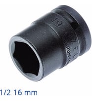 İZELTAŞ ALTI KÖŞE HAVALI LOKMA ANAHTAR 16 MM 1/2'' (Karışık)