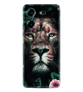 Tecno Pova 5 Kılıf Resimli Desenli Baskılı Silikon Leon Flowers 1307