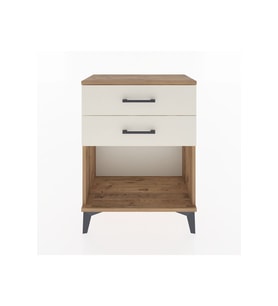 Arges Komodin 2 Çekmeceli 60x30x80 Çam-Aytaşı