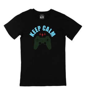 Keep Calm  Siyah Tişört