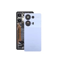 Xiaomi Redmi Note 13 Pro 4G Arka Kapak - Arka Pil Batarya Kapağı Kamera Lensli - 23117RA68G 2312fPCA6G Uyumlu (Mor)