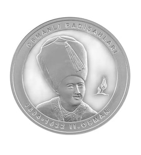 AgaKulche 2. Osman Osmanlı Gümüş Sikke Coin