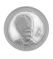 AgaKulche 2. Osman Osmanlı Gümüş Sikke Coin