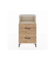 Hyperion Komodin Tek Raflı 2 Çekmeceli 60x44x106 Aytaşı-Çam