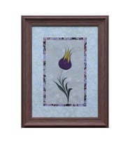 e38 EL İŞÇİLİĞİ LALE EBRU TABLO 42*54 CM - 6609