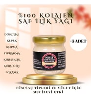 Mucize Saf İlik Yağı & Doğal Kolajen (5x40ml) Dökülme-Yıpranma-Kepek-Kırılma-Kopma-Egzama Karşıtı