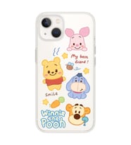 Iphone 14 Uyumlu Winnie The Pooh Tasarımlı Şeffaf Telefon Kılıfı