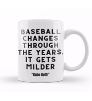 Babe Ruth Quotes Baseball Kupa Bardak Porselen