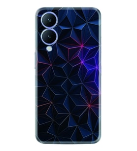 Vivo Y17S Kılıf Silikon Desen Özel Seri Renkli Prizmalar 1783