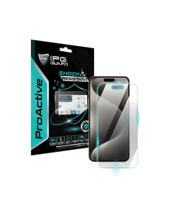iPhone 15 Pro Max için 9H Nano IPG ProActive Ekran Koruyucu, Pürüzsüz Cam Bitiş