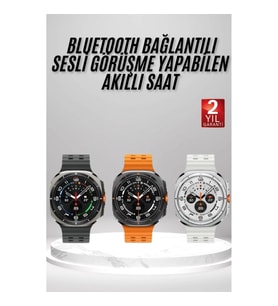 Mey İthalat® Akıllı Saat Amoled Ekran Bluetooth Bağlantılı Sağlık Takibi GPS Uyumlu
