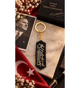 Miyuki Atatürk İmza Anahtarlık / Çanta Süsü